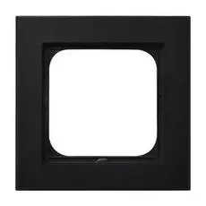 Рамка Ospel R-1R/33 одинарная, черный металлик