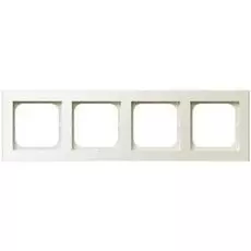 Рамка Ospel R-4R/27 четверная, экрю