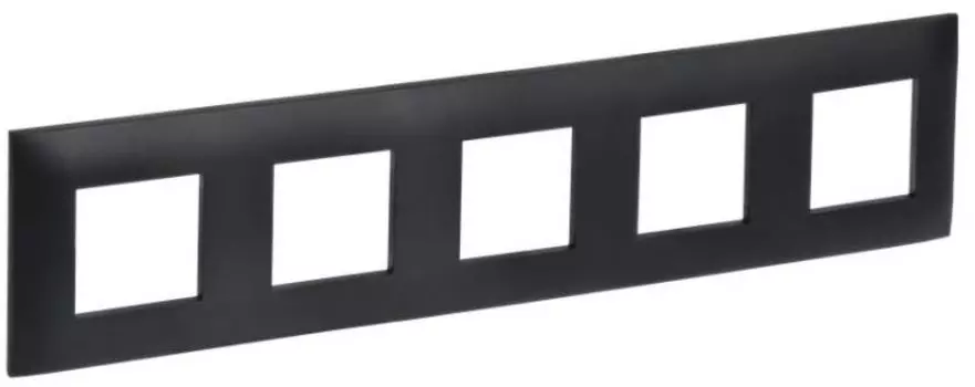 Рамка пятерная IEK SK-M52-K02 SKANDY SK-F05Bl Черный