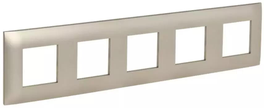 Рамка пятерная IEK SK-M52-K37 SKANDY SK-F05Sh Шампань