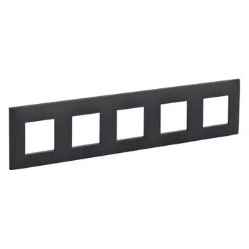 Рамка пятерная IEK SK-M52-K53 SKANDY SK-F05G Графит