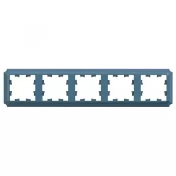 Рамка пятерная Systeme Electric ATN100805 AtlasDesign ANTIQUE универсальная, Изумруд