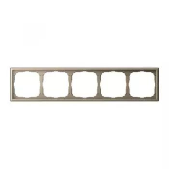Рамка пятерная Systeme Electric GAL000505 ArtGallery универсальная, Шампань