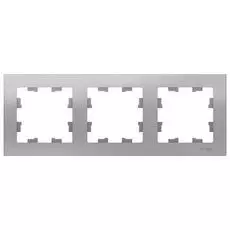 Рамка Schneider Electric ATN000303 AtlasDesign, 3-постовая, универсальная, алюминий