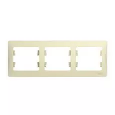 Рамка Schneider Electric GSL000203 3-я, горизонтальная
