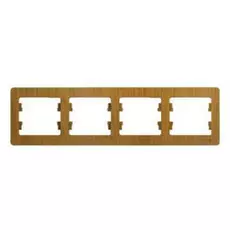 Рамка Schneider Electric GSL000504 4-я, горизонтальная