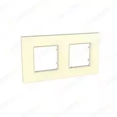 Рамка Schneider Electric MGU2.704.25 Unica Quadro 2 места, IP20 (бежевый)