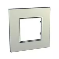 Рамка Schneider Electric MGU6.702.55 Unica Quadro 1 место, IP20 (серебро)