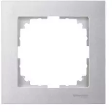Рамка Schneider Electric MTN4010-3660 Merten M-Pure 1-постовая (цвет алюминия)
