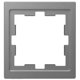 Рамка Schneider Electric MTN4010-6536 Merten D-Life 1-ая нержавеющая сталь
