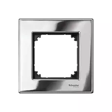 Рамка Schneider Electric MTN403139 Merten M-Elegance 1-я, IP20 (хром)