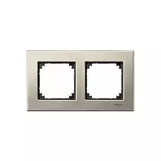 Рамка Schneider Electric MTN403205 Merten M-Elegance 2-я, IP20 (титан)