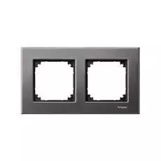 Рамка Schneider Electric MTN403214 Merten M-Elegance 2-я, IP20 (серый родий)