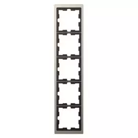 Рамка Schneider Electric MTN4050-6550 Merten D-Life 5-ая никель