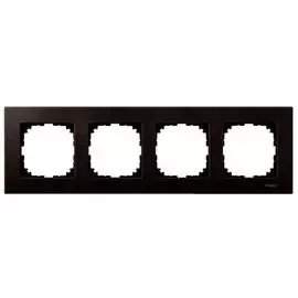 Рамка Schneider Electric MTN4054-3471 Merten SM M-Elegance 4-ая (венге)