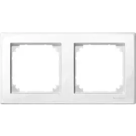 Рамка Schneider Electric MTN478219 2-ая бел глянец