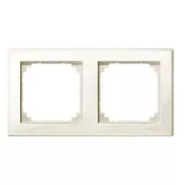 Рамка Schneider Electric MTN478244 2-ая беж глянец