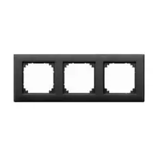 Рамка Schneider Electric MTN486314 Merten M-Plan 3 поста, IP20 (антрацит)