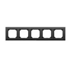Рамка Schneider Electric MTN486514 Merten M-Plan 5 постов, IP20 (антрацит)