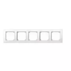 Рамка Schneider Electric MTN515519 Merten M-Plan 5-ая, IP20 (белый глянцевый)