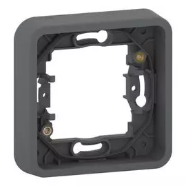 Рамка Schneider Electric MUR34107 1-ая без винтов IP55 антрацит