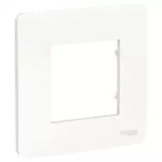 Рамка Schneider Electric NU200218 Unica Studio, белый, 1-ная