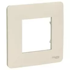 Рамка Schneider Electric NU200244 Unica Studio, беж, 1-ная