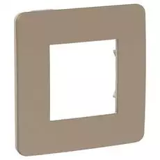 Рамка Schneider Electric NU280227 Unica Studio, песочная/бежевая, 1-ная