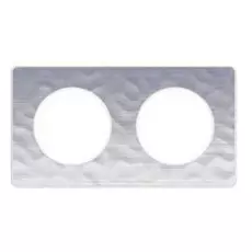 Рамка Schneider Electric S52P804K Odace Алюминий Мартель/Белый 2-я