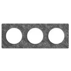 Рамка Schneider Electric S52P806T Odace Черный фосфор/Белый 3-я