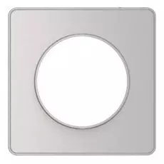 Рамка Schneider Electric S53P802 Odace Алюминий/Алюминий (пластик) 1-я