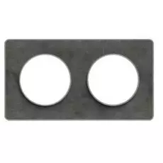 Рамка Schneider Electric S53P804V Odace Сланец/Алюминий 2-я