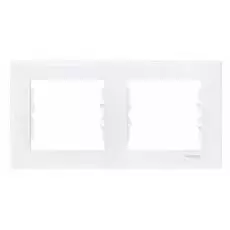Рамка Schneider Electric SDN5800321 Sedna 2-я горизонтальная, IP20 (белая)