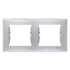 Рамка Schneider Electric SDN5800360 Sedna 2-я горизонтальная (алюминий)