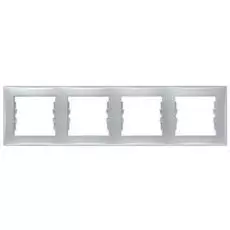 Рамка Schneider Electric SDN5800760 Sedna 4-я горизонтальная (алюминий)