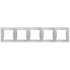 Рамка Schneider Electric SDN5800960 Sedna 5-я горизонтальная (алюминий)