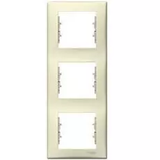 Рамка Schneider Electric SDN5801347 Sedna 3-я вертикальная, IP20 (бежевая)