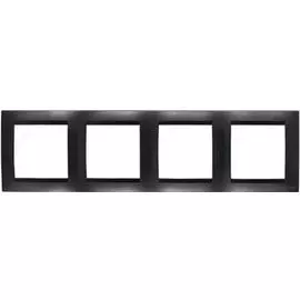 Рамка Simon 1500640-038 Simon 15 Графит 4-ая