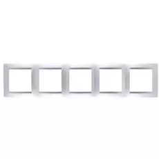 Рамка Simon 1500650-033 Simon 15 Алюминий 5-я