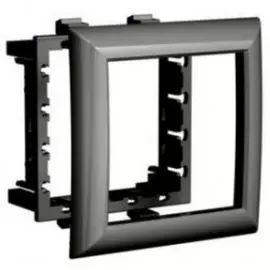 Рамка-суппорт DKC 4402912 модульная, для "In-liner Front", "In-liner Aero", башенок BUS, цвет черный, 2 модуля, "Avanti"