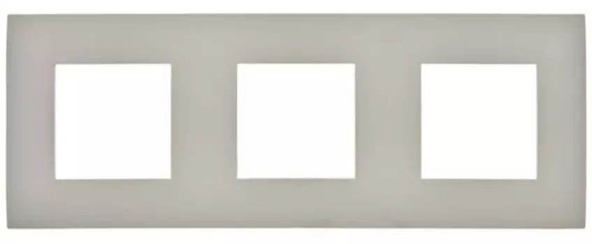 Рамка тройная IEK SK-M32-K10 SKANDY SK-F03B Бежевый