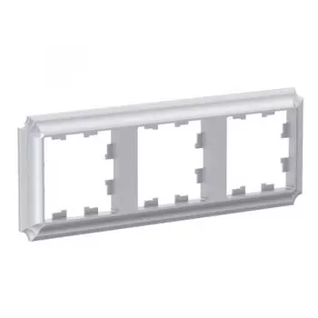 Рамка тройная Systeme Electric ATN100303 AtlasDesign ANTIQUE универсальная, Алюминий