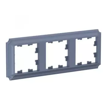 Рамка тройная Systeme Electric ATN100703 AtlasDesign ANTIQUE универсальная, Грифель