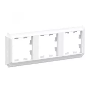 Рамка тройная Systeme Electric ATN101303 AtlasDesign ANTIQUE универсальная, Лотос