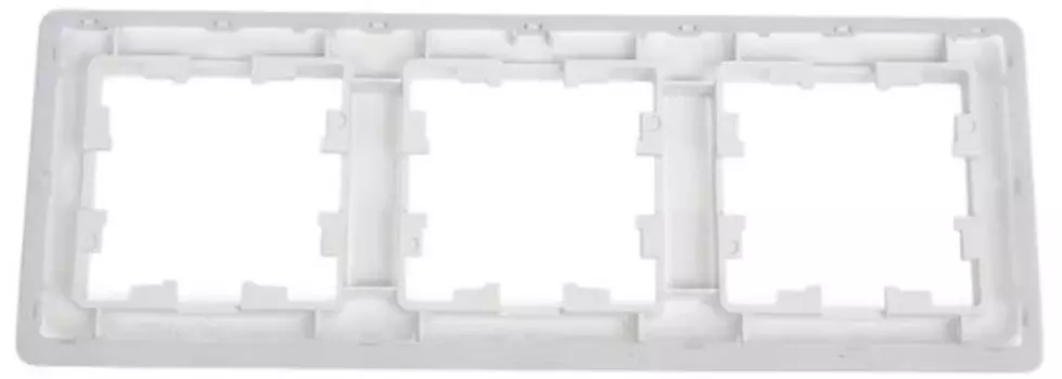 Рамка тройная Systeme Electric ATN220403 ATLASDESIGN AIR ЖЕМЧУГ/дымчатый белый