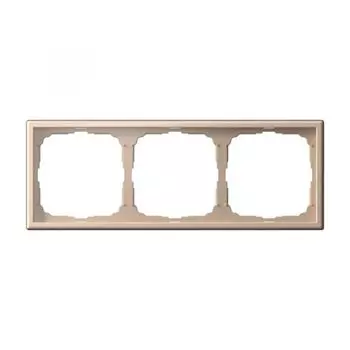 Рамка тройная Systeme Electric GAL001203 ArtGallery универсальная, Песочный