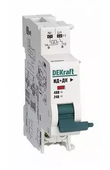 Расцепитель DEKraft 18103DEK независимый c доп. контактом 24В, 48В AC DC для ВА-101 нов.