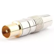 Разъем Cablexpert TVPL-05 TV (папа) позолоченный, латунь OD8.5, блистер