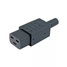 Разъем Hyperline CON-IEC320C19 IEC 60320 C19 220в.16A на кабель, контакты на винтах (плоские контакты внутри разъема)