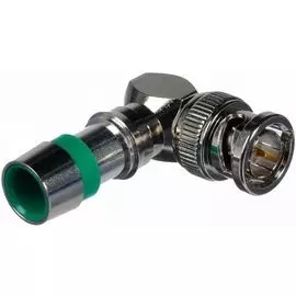 Разъем Kramer CC-BNC-R6 99-9110601 BNC угловой компрессионный для коаксиального кабеля RG-6 (BC-1X)